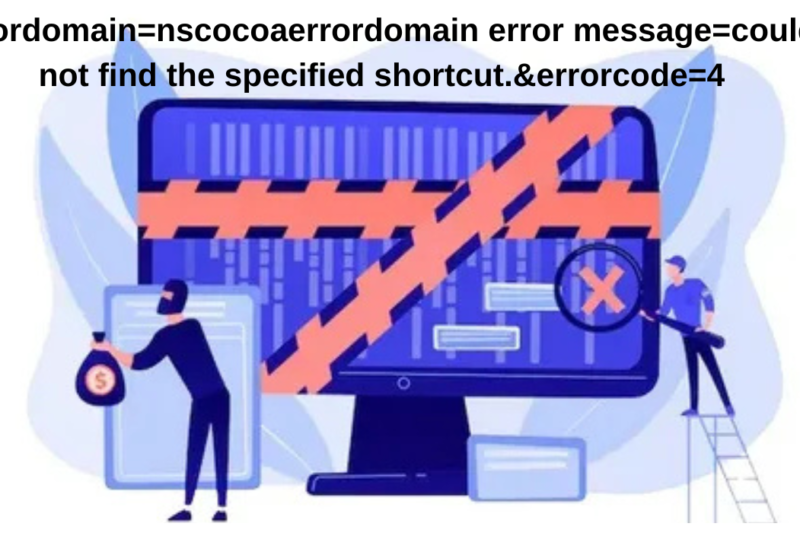 How To Fix errordomain=nscocoaerrordomain error message=could not find the specified shortcut.&errorcode=4 Error On Chromebook?